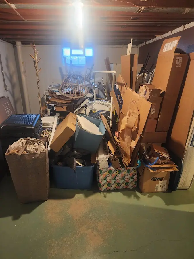 Roll-off dumpster container at job site for 6 Yard Dumpster Rental in Silt